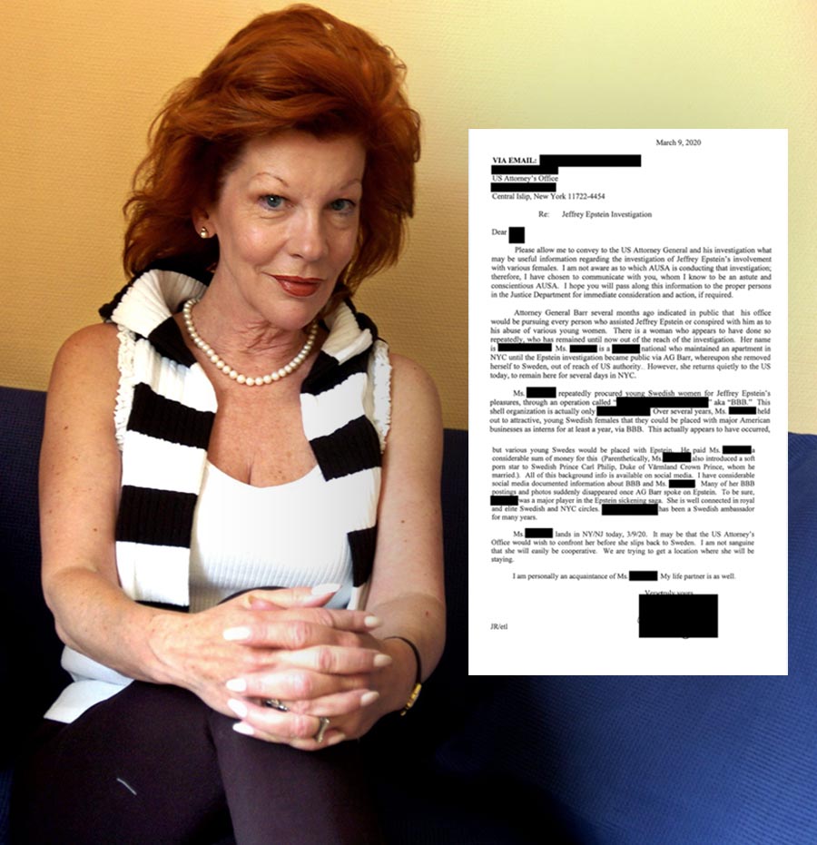 Nya chockuppgifter om Sofia i hemligt Epstein-dokument