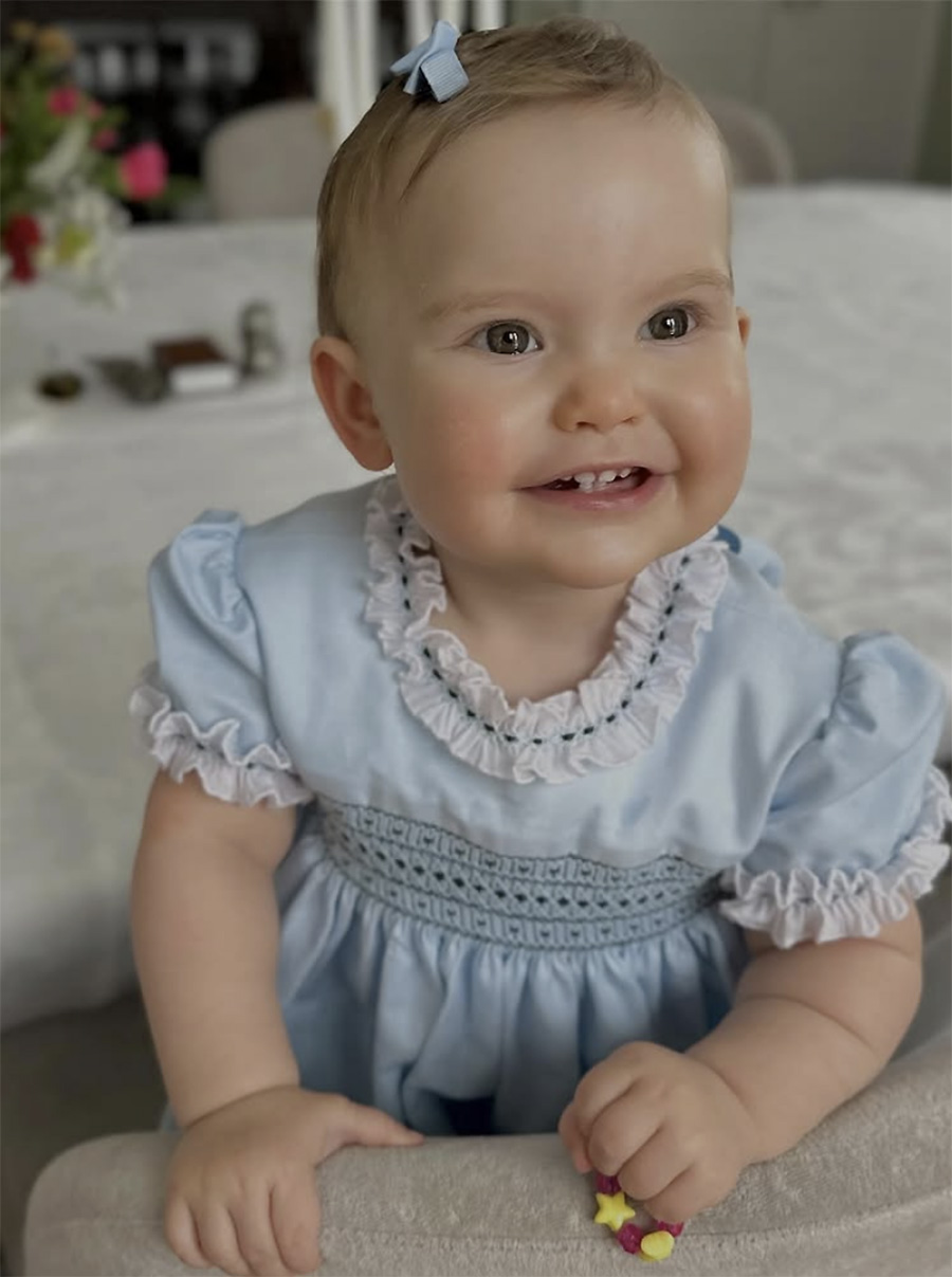 Grattis, Ines! &ndash; s&aring; fint firas lilla prinsessan p&aring; Villa Solbacken