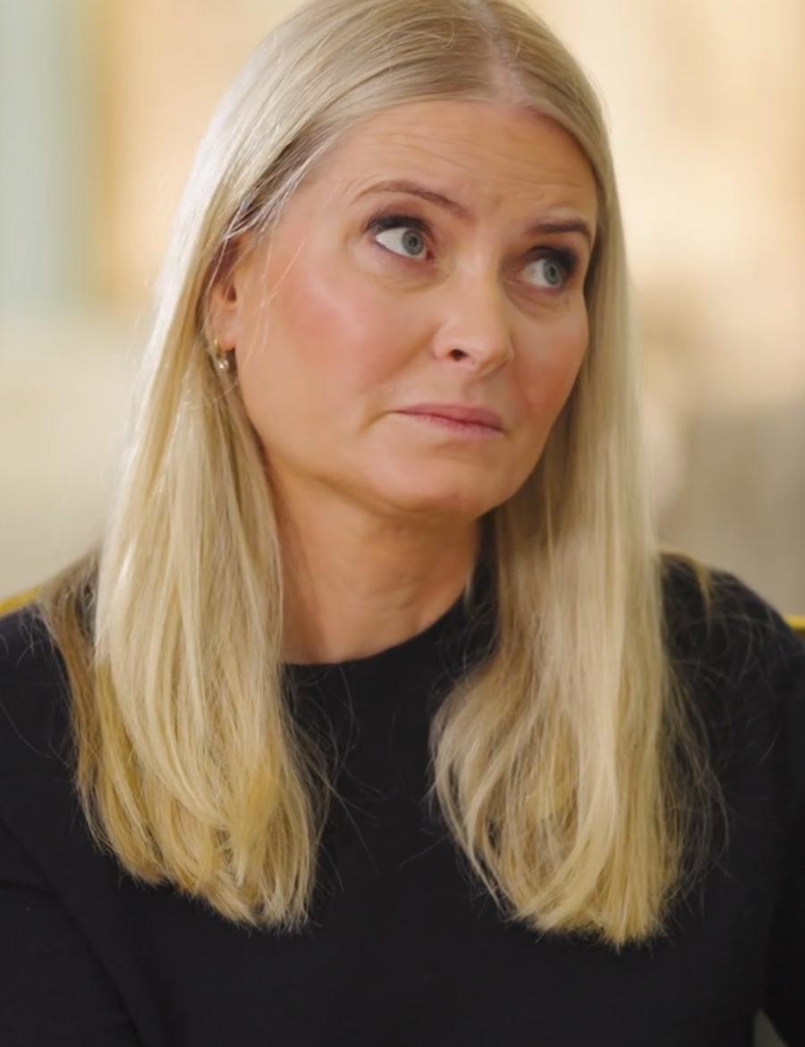 Mette-Marit talar ut om Epstein i tv &ndash; erk&auml;nner: &ldquo;Jag blev r&auml;dd&rdquo;
