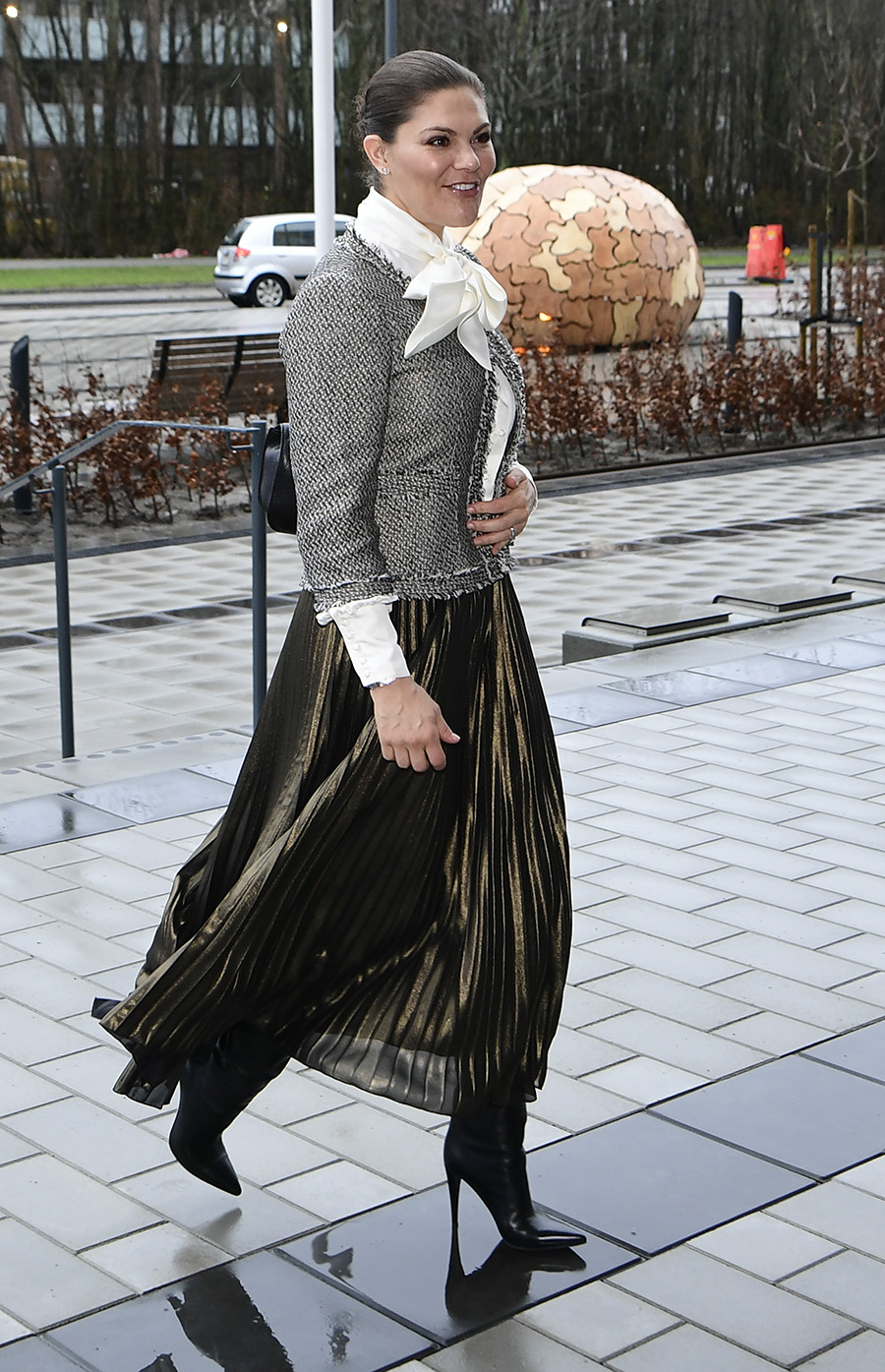 Victorias stilsucc&eacute; p&aring; slottet &ndash; favoritjackan stal showen