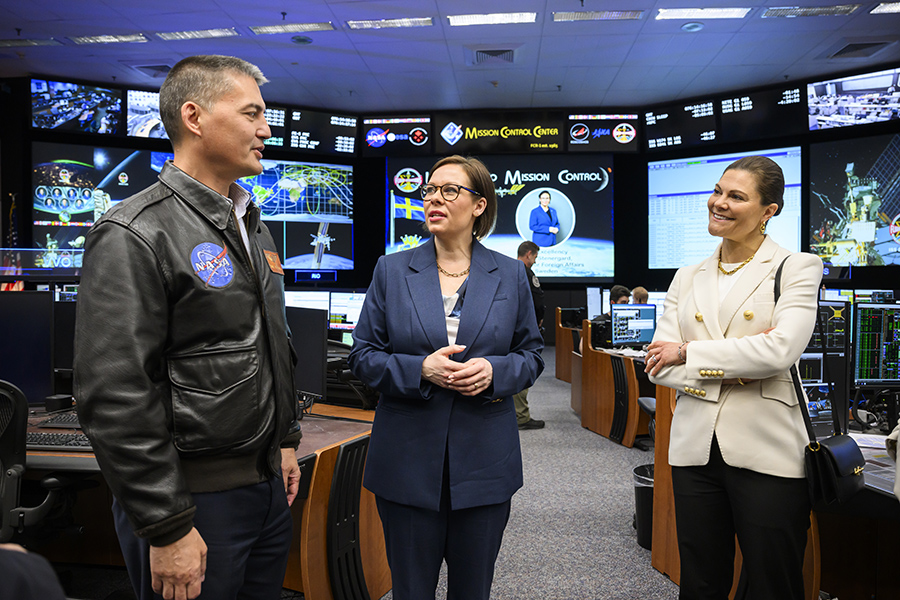 Victoria f&aring;r pl&ouml;tsligt svar fr&aring;n rymden &ndash; f&aring;ngas direkt p&aring; bild