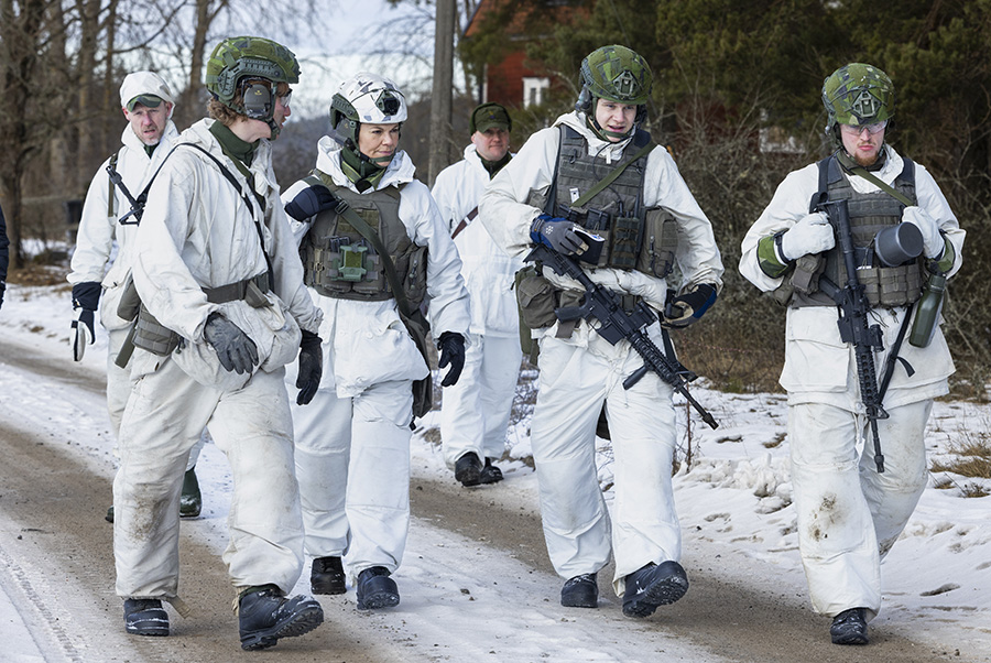 nya bilden på victoria mitt i skogen – släpar ett träd i snön 8 Nya bilden på Victoria mitt i skogen – släpar ett träd i snön