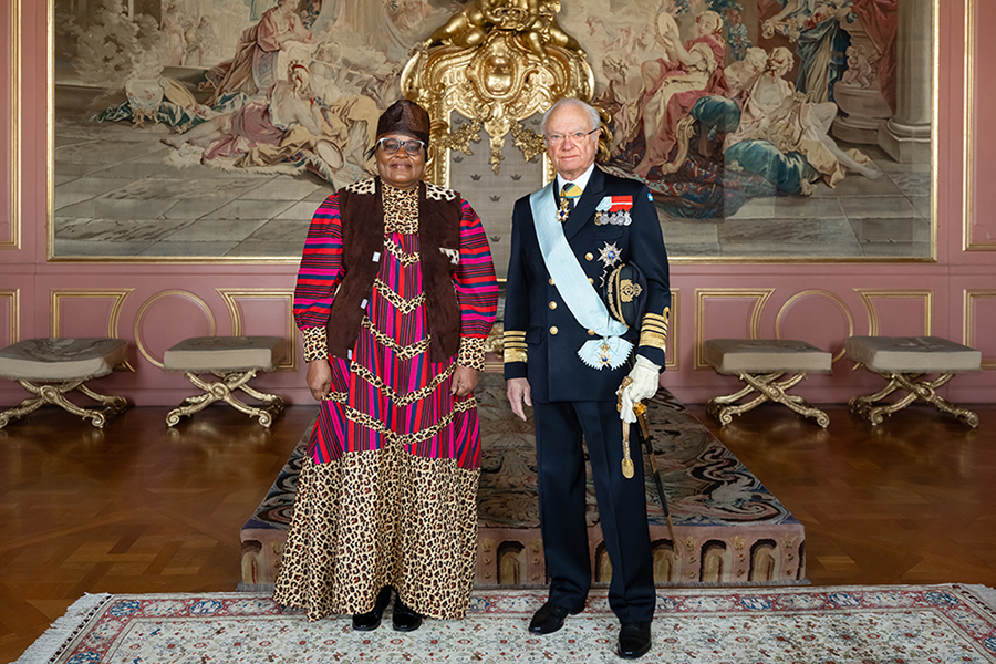 Kungens allvar f&aring;ngas p&aring; bild &ndash; m&auml;rkliga scener p&aring; slottet