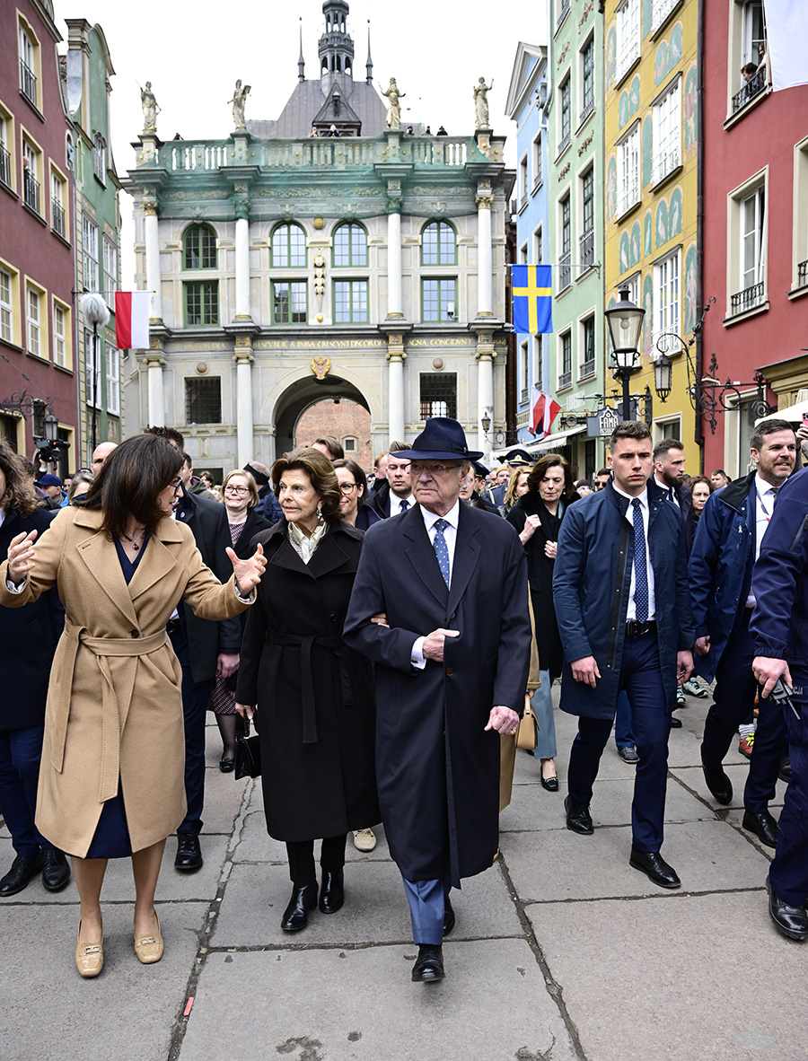 Kungaparets historiska dag i Gdańsk &ndash; m&ouml;tet alla v&auml;ntade p&aring;