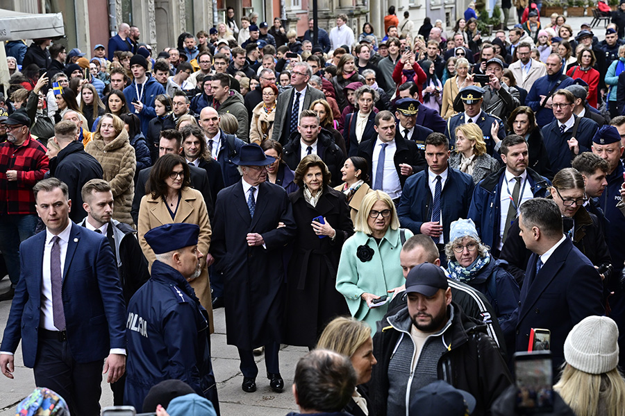 Kungaparets historiska dag i Gdańsk &ndash; m&ouml;tet alla v&auml;ntade p&aring;