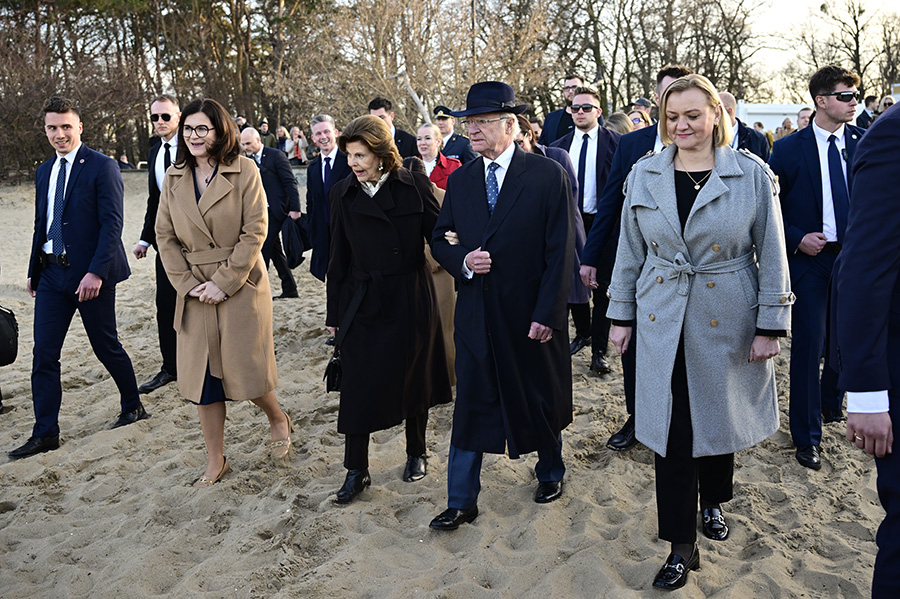 Kungaparets historiska dag i Gdańsk &ndash; m&ouml;tet alla v&auml;ntade p&aring;