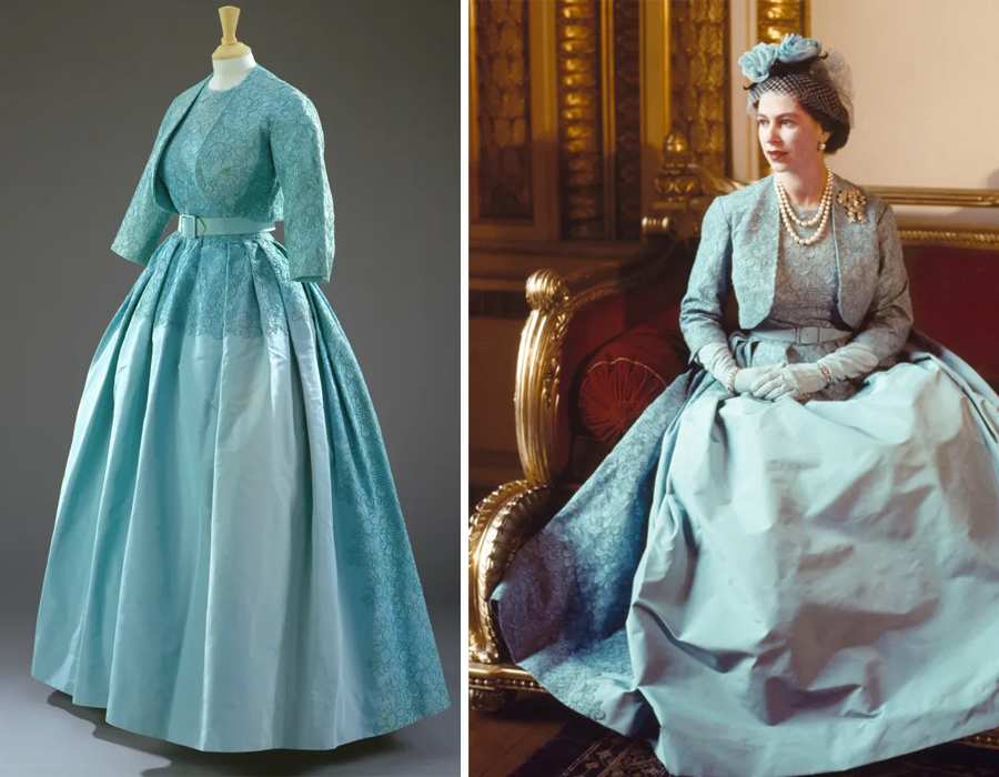 drottning elizabeths ikoniska bond-klänning väcker ny hysteri 6 Drottning Elizabeths ikoniska Bond-klänning väcker ny hysteri