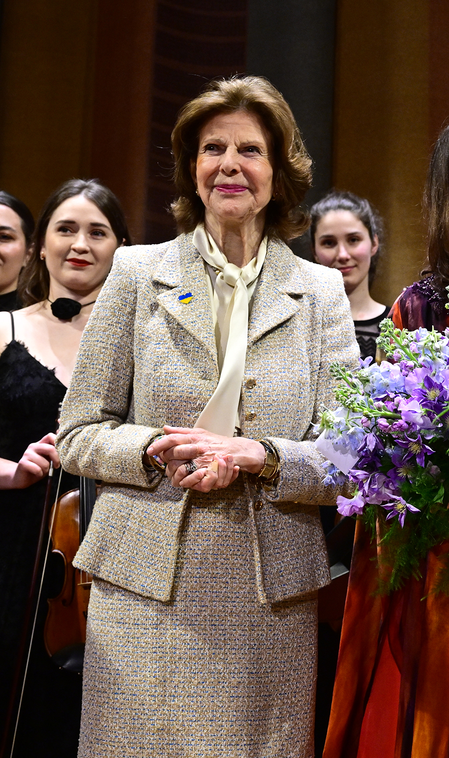 Kungaparets sista kv&auml;ll f&ouml;re p&aring;sken &ndash; Silvia helt i fokus