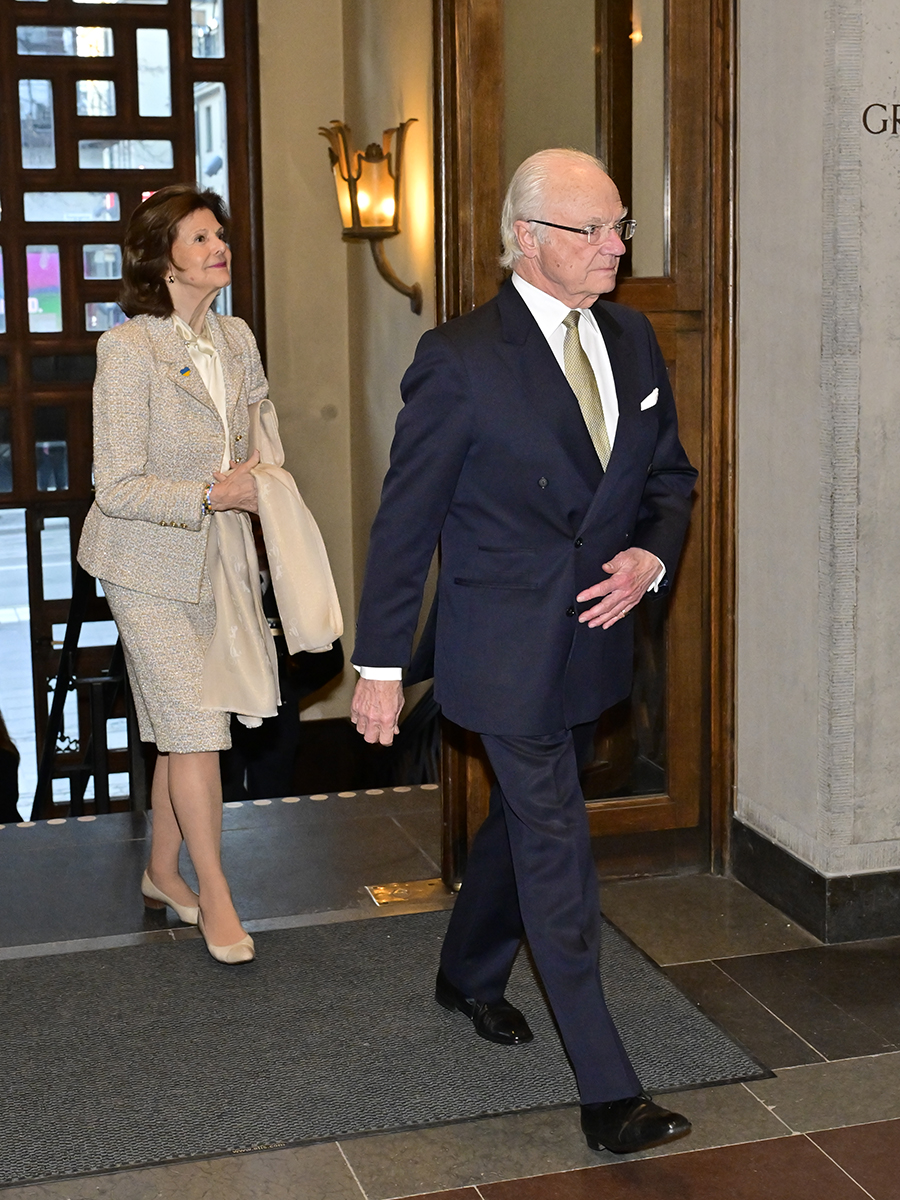 Kungaparets sista kv&auml;ll f&ouml;re p&aring;sken &ndash; Silvia helt i fokus