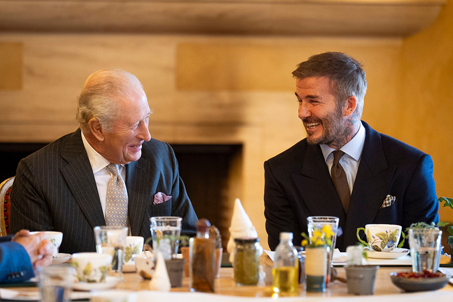 kung charles oväntade bromance med david beckham 1 Kung Charles oväntade bromance med David Beckham