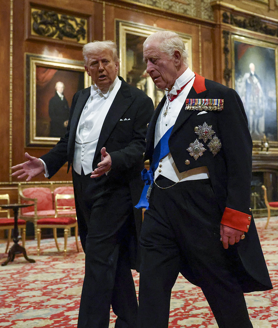 Starka oron f&ouml;r kung Charles &ndash; efter skotten mot Trump