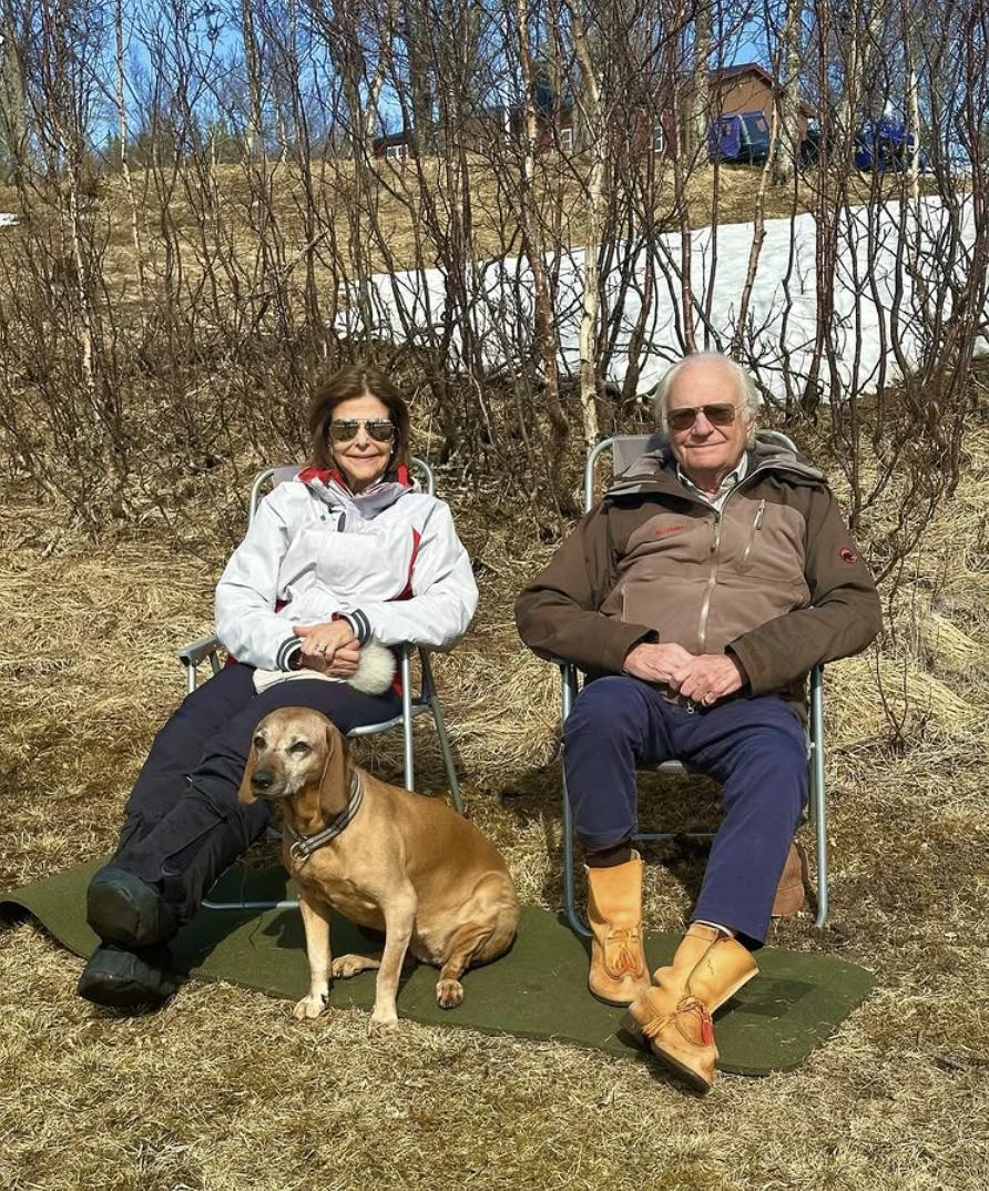 Kungaparets p&aring;skh&auml;lsning fr&aring;n fj&auml;llen &ndash; nya bilden s&auml;ger allt