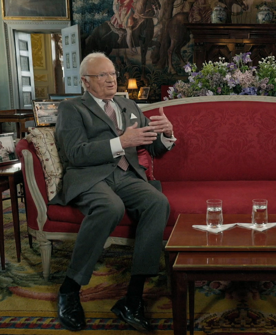 Kungens starka bek&auml;nnelser i SVT &ndash; 10 &ouml;gonblick som ber&ouml;r