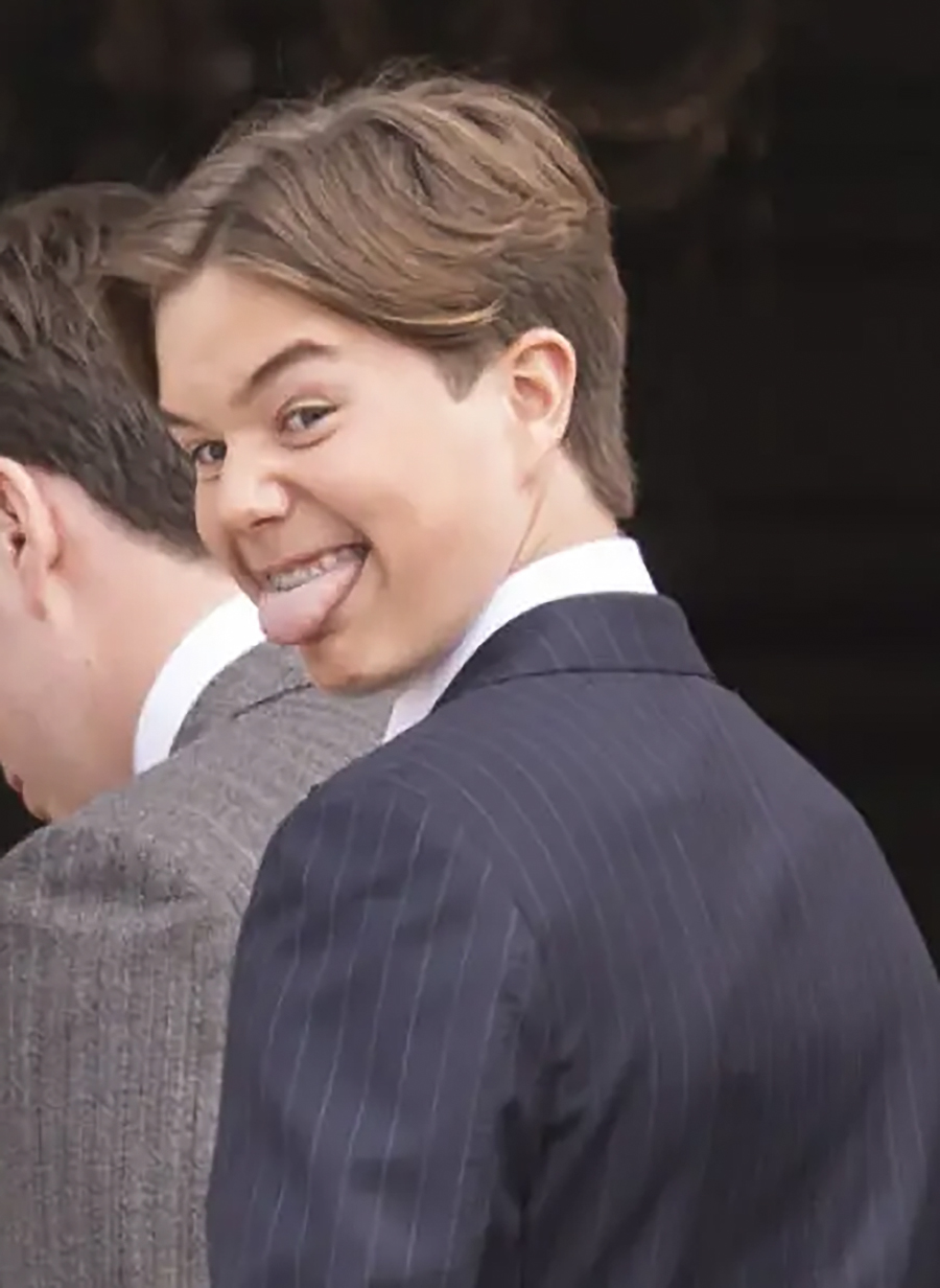 Prins Vincents spexiga min p&aring; festen &ndash; v&auml;lter hela n&auml;tet