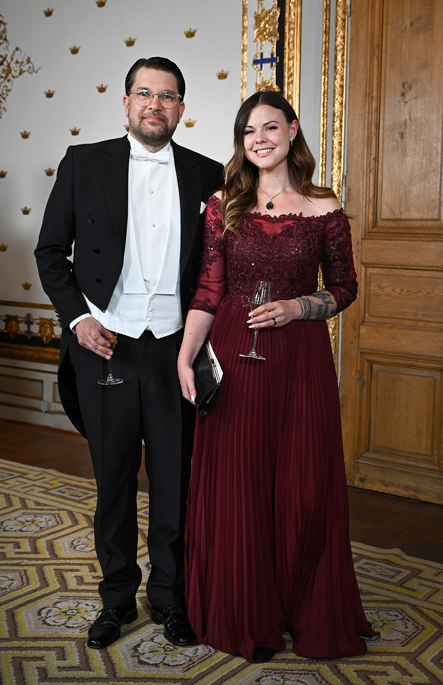 Estelles eleganta succ&eacute; &ndash; h&auml;r &auml;r alla g&auml;sterna p&aring; kungens gala
