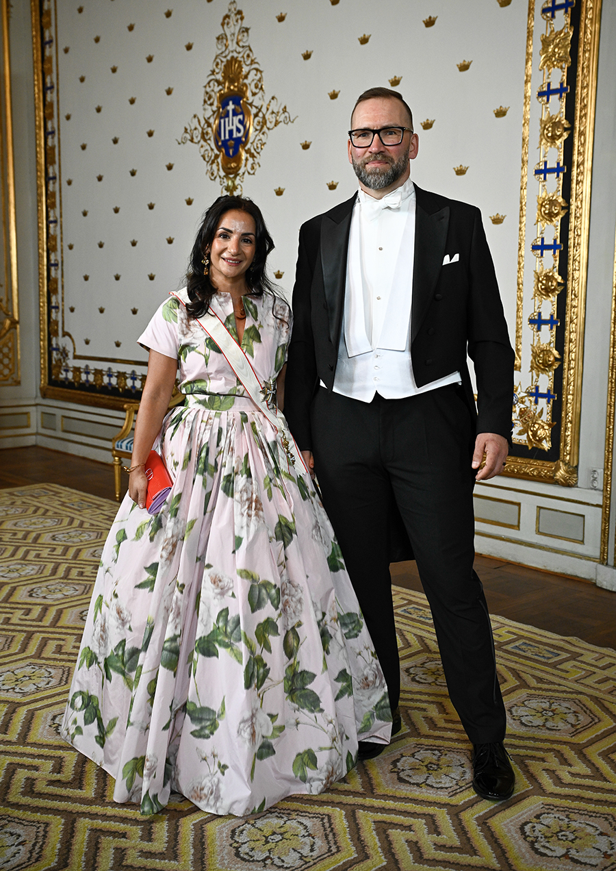 Estelles eleganta succ&eacute; &ndash; h&auml;r &auml;r alla g&auml;sterna p&aring; kungens gala