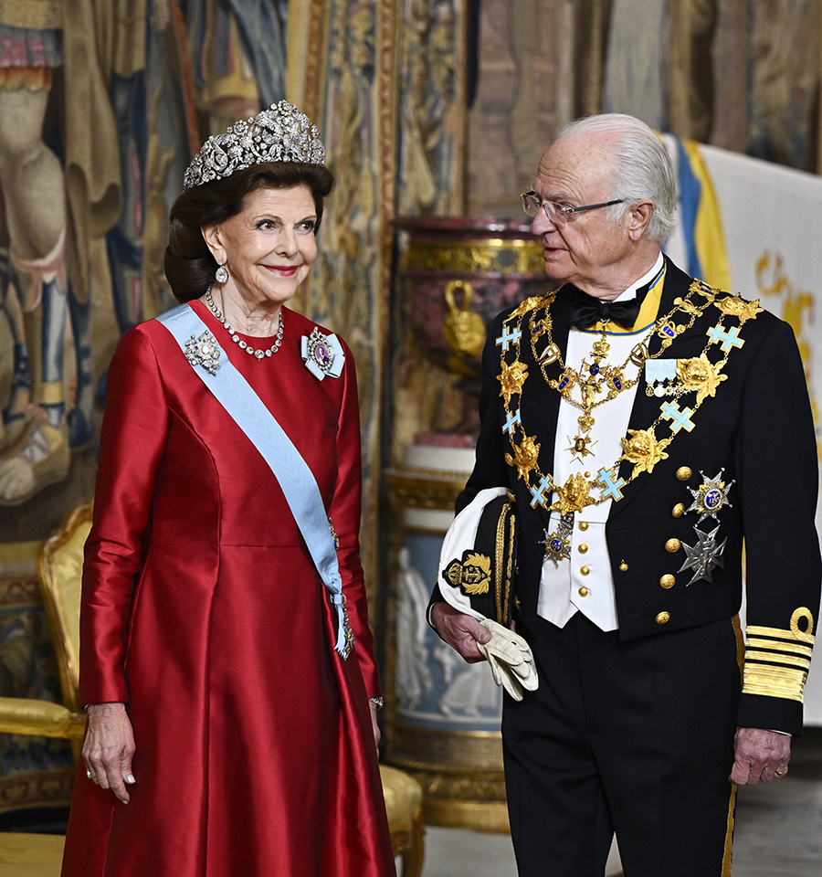 Estelles eleganta succ&eacute; &ndash; h&auml;r &auml;r alla g&auml;sterna p&aring; kungens gala