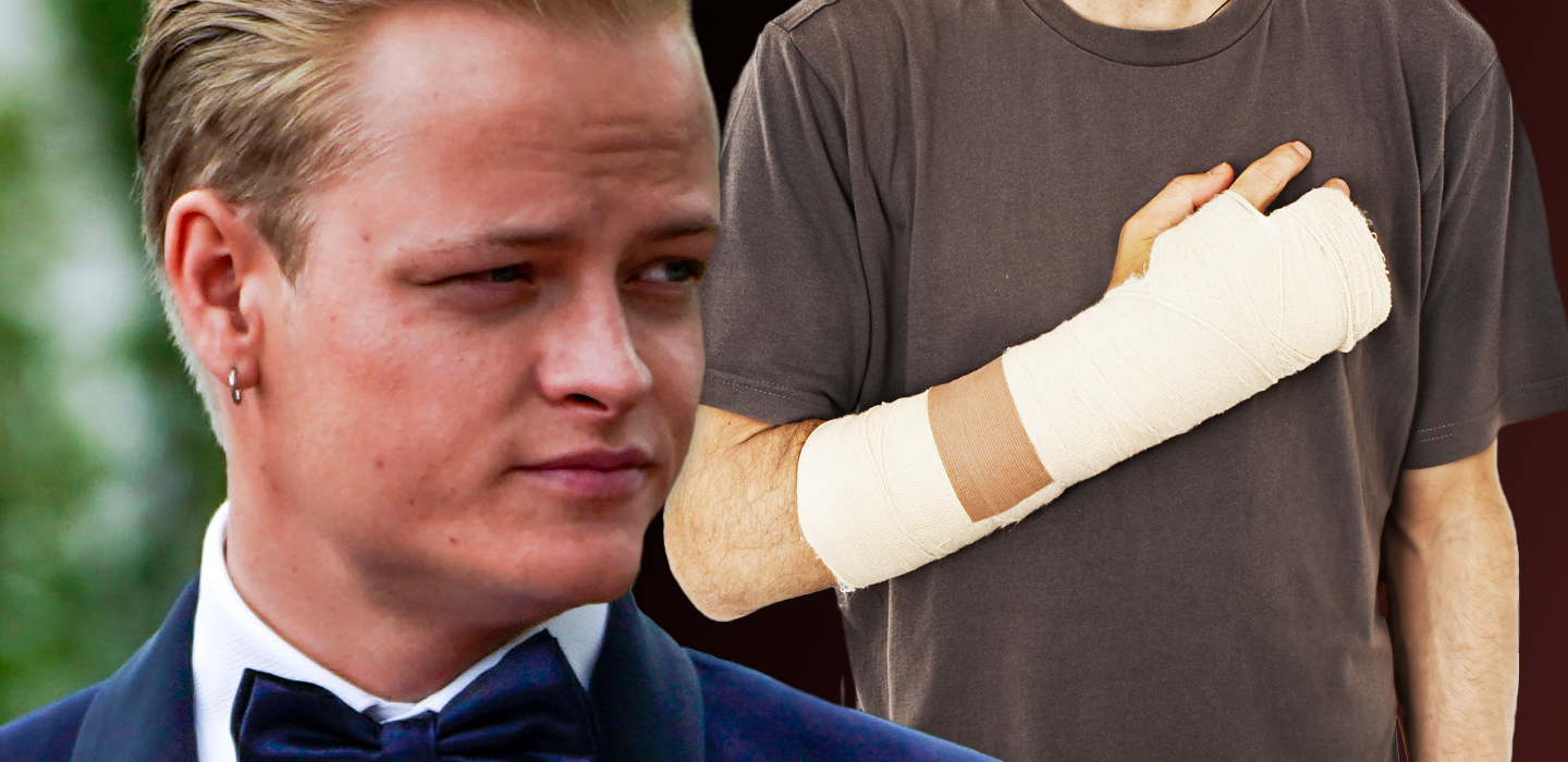 Bonusprinsens utbrott i cellen &ndash; slog rasande s&ouml;nder sin hand