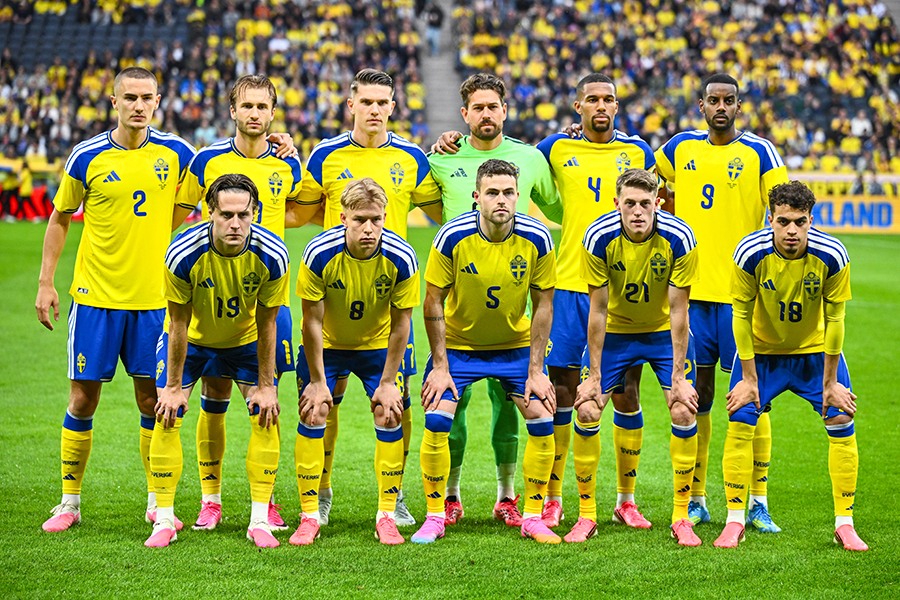 S&aring; hyllar prins Daniel och Oscar landslaget &ndash; ov&auml;ntade draget