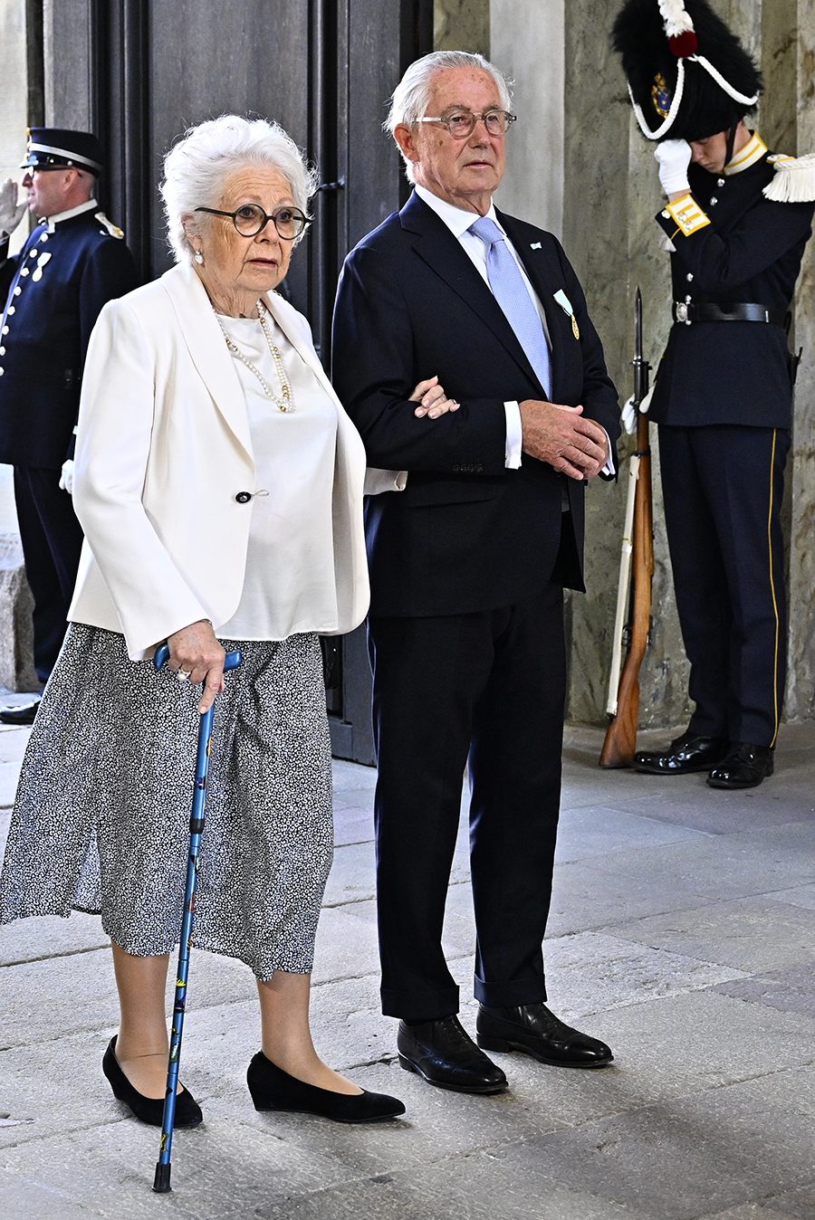 Prinsessan Christina n&auml;ra att falla &ndash; dramat p&aring; guldbr&ouml;llopet