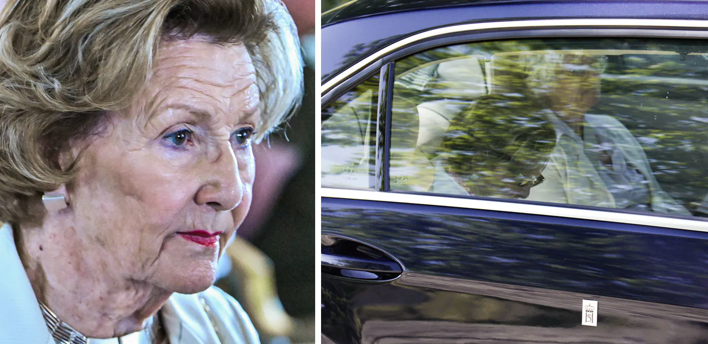 Drottning Sonjas gripande st&ouml;d till sjuke Harald &ndash; nya bilderna