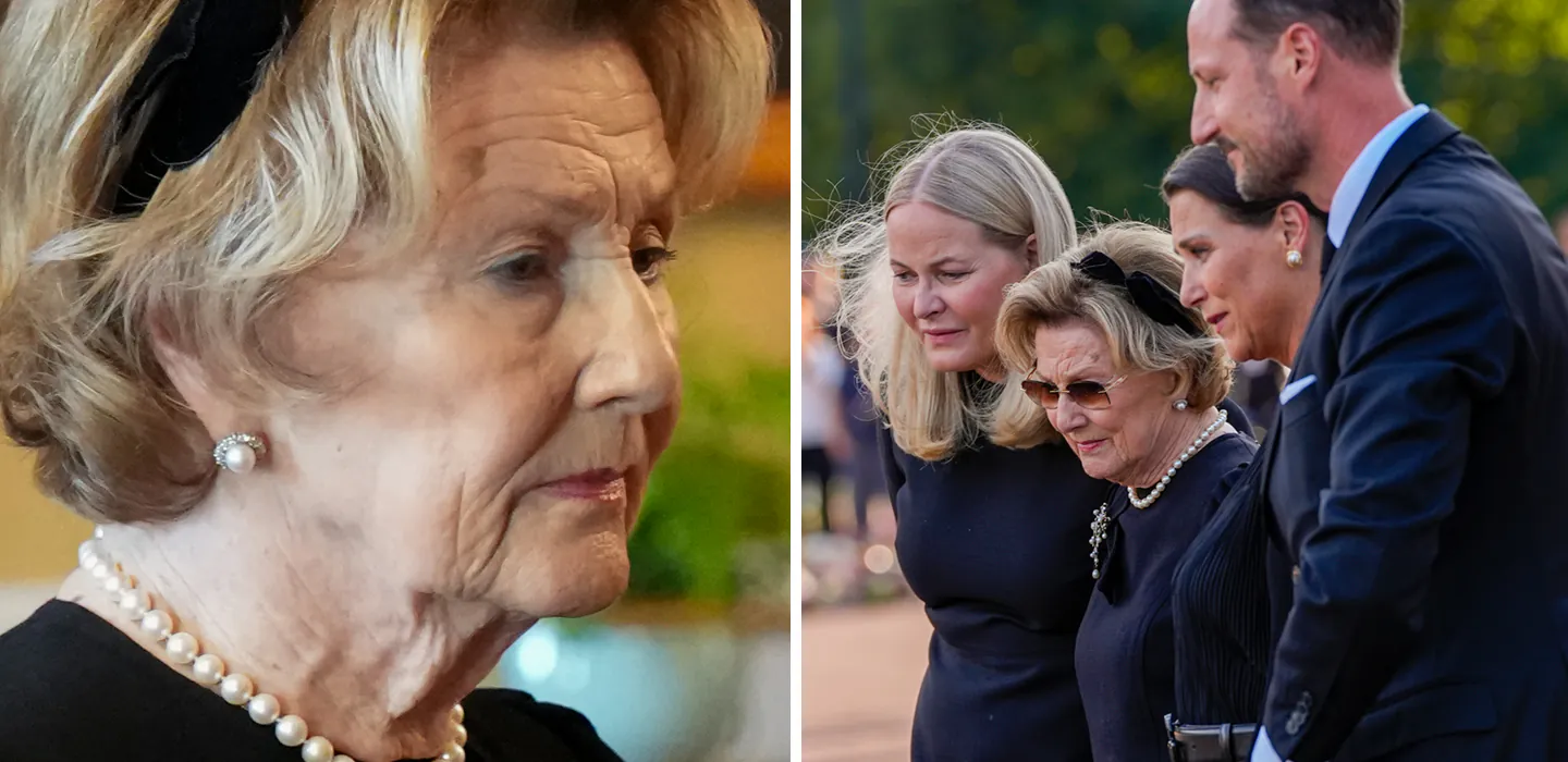 Sonjas hj&auml;rtsk&auml;rande farv&auml;l till Harald &ndash; orden vid kistan