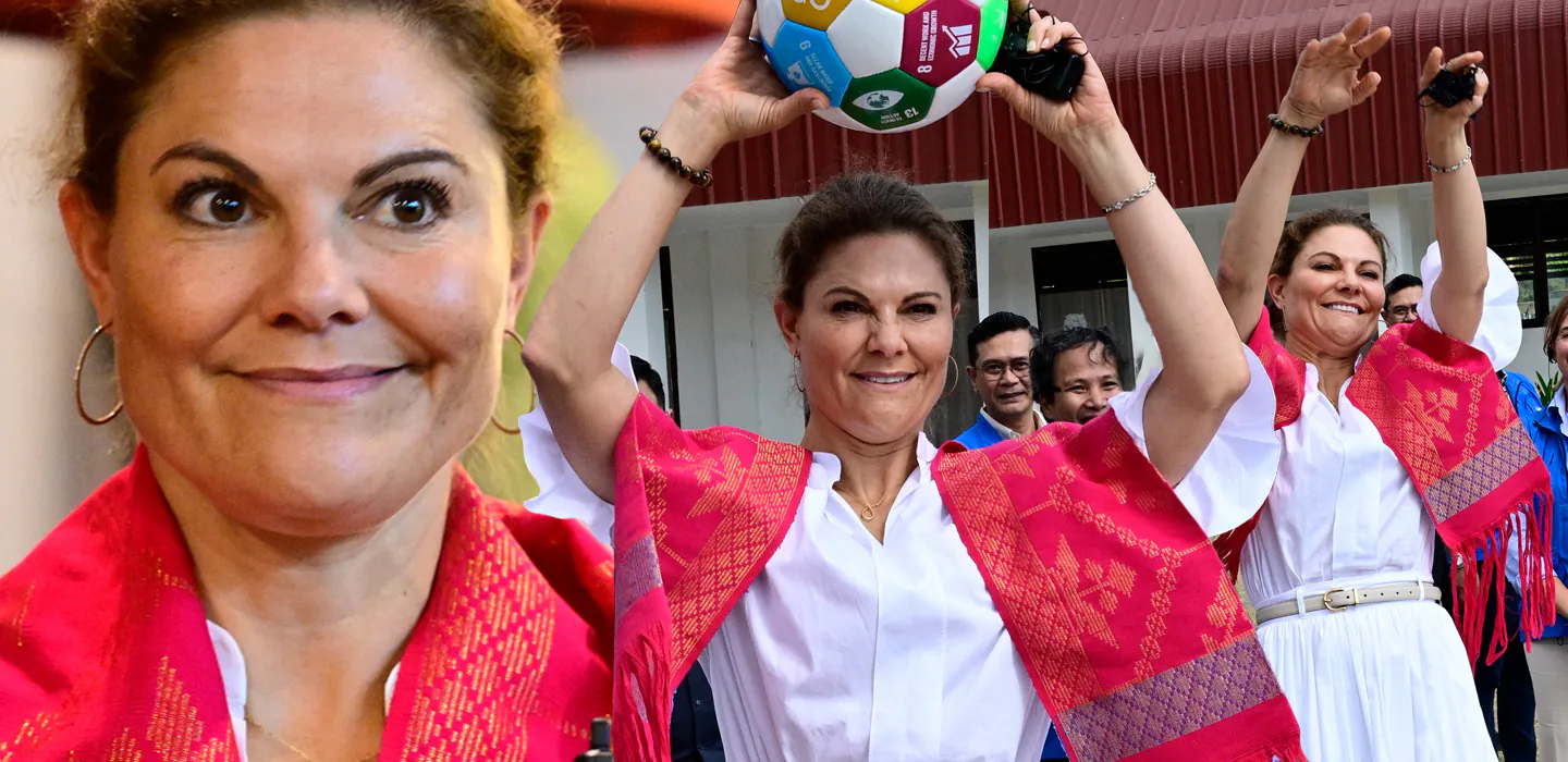 H&auml;r kastar Victoria pl&ouml;tsligt loss i Indonesien &ndash; mitt bland eleverna