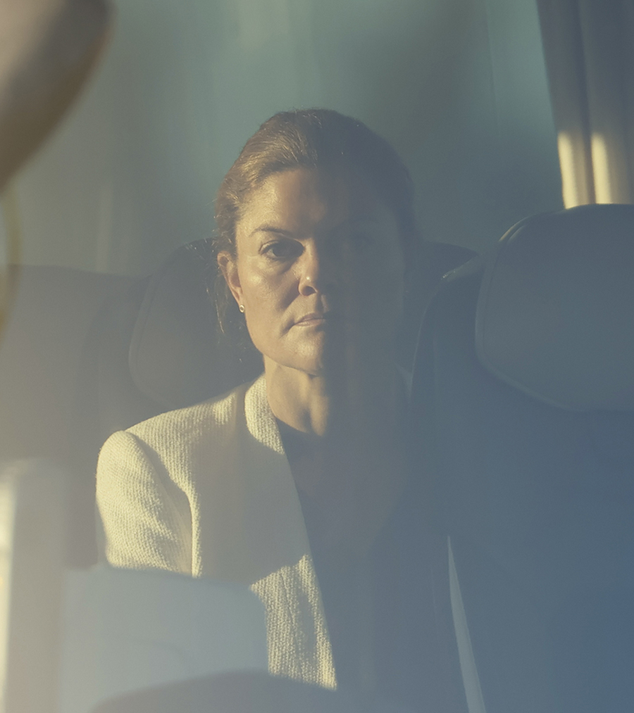 Victoria har landat i Oslo &ndash; tunga sorgen efter kung Harald