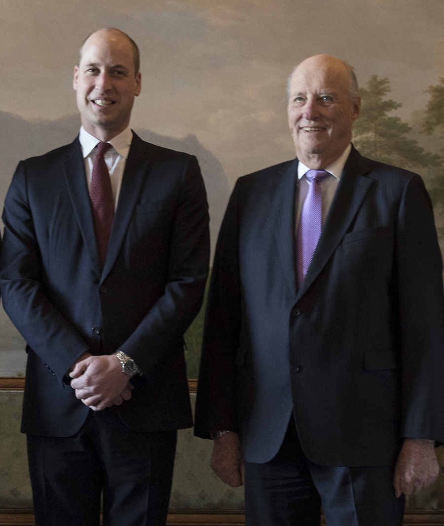 Prins Williams gripande farv&auml;l av kung Harald &ndash; starka bandet