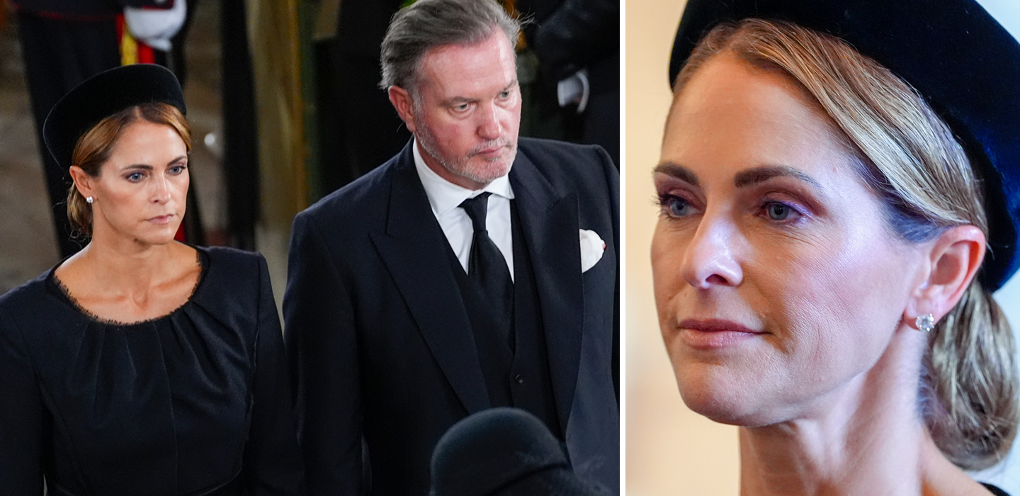 Madeleine h&aring;nas efter Haralds begravning &ndash; m&auml;rkliga beteendet