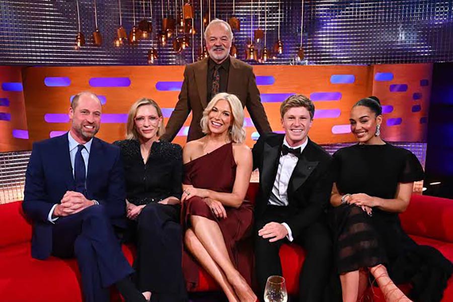 Prins William visar sin humoristiska sida i BBC