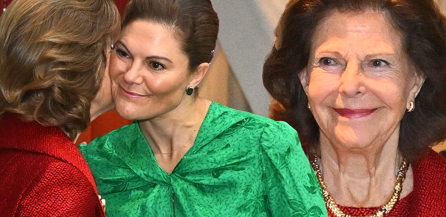 Victorias varma gest till mamma Silvia &ndash; mitt under statsbes&ouml;ket